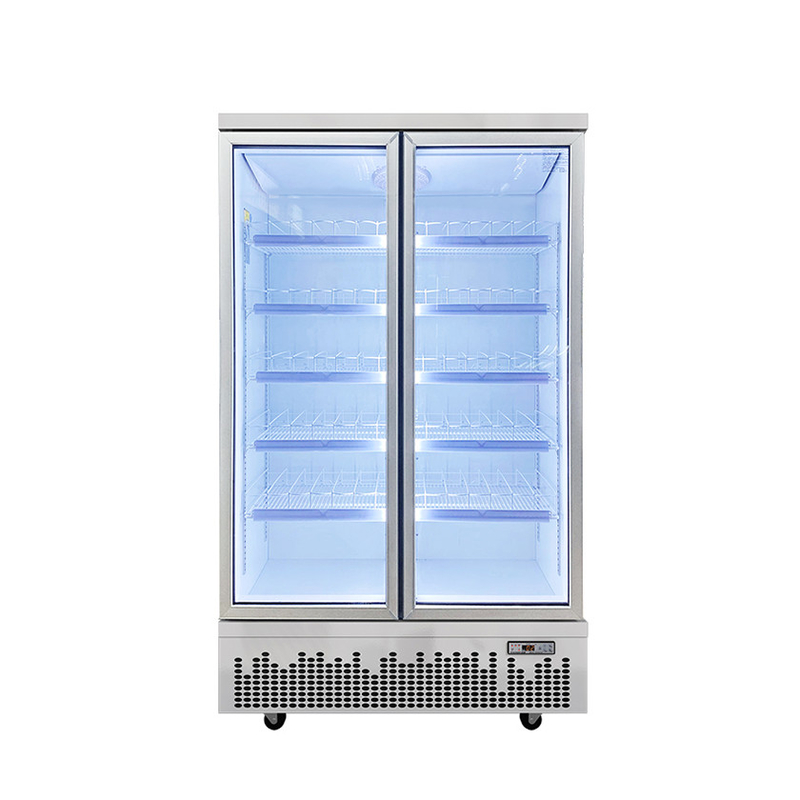 Negozio porta in vetro bevande refrigeratore per bevande per spazi commerciali moderni