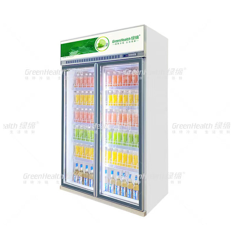 5 strati refrigeratore commerciale di bevande con controller digitale per la soluzione di raffreddamento del supermercato