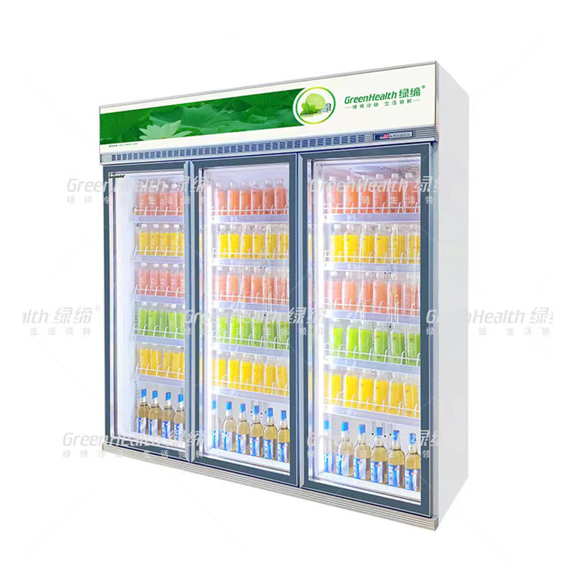 5 strati refrigeratore commerciale di bevande con controller digitale per la soluzione di raffreddamento del supermercato