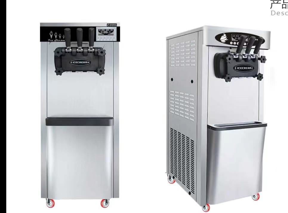 Macchine per la produzione di gelati a tre sapori da terra da 22L