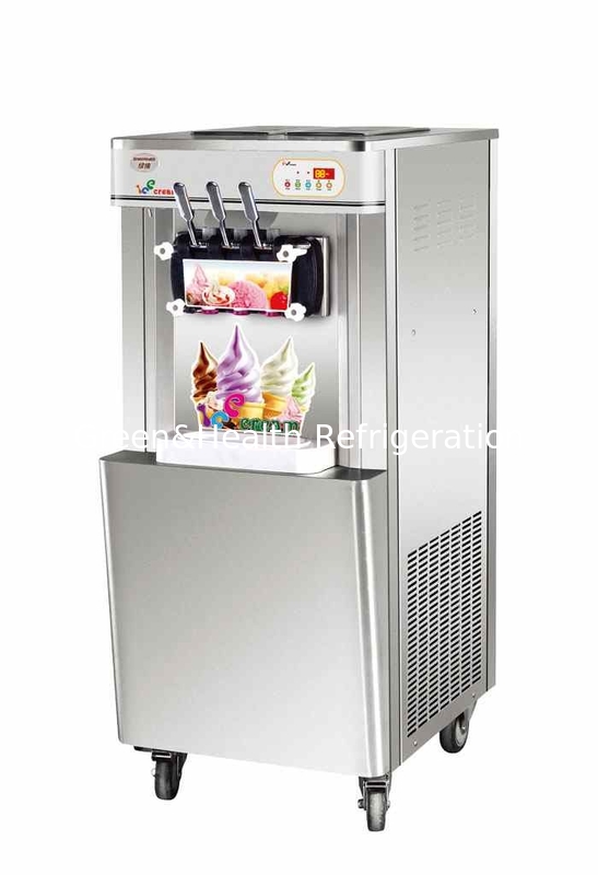 Macchine per la produzione di gelato a terra 3 sapori Macchine per gelato morbido