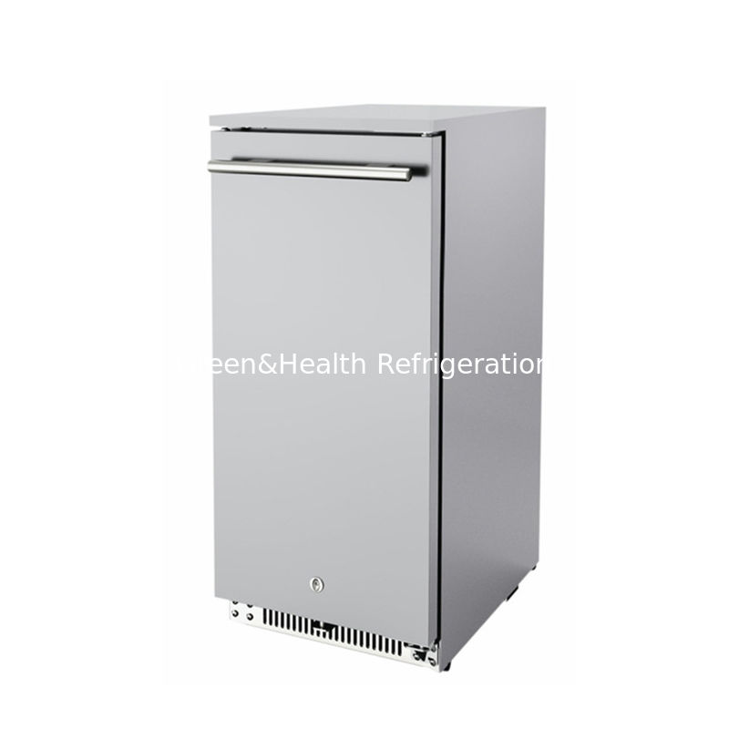 Certificato ETL 150L 168Cans Stainless Steel Solid Door Outdoor Beverage Refrigerator