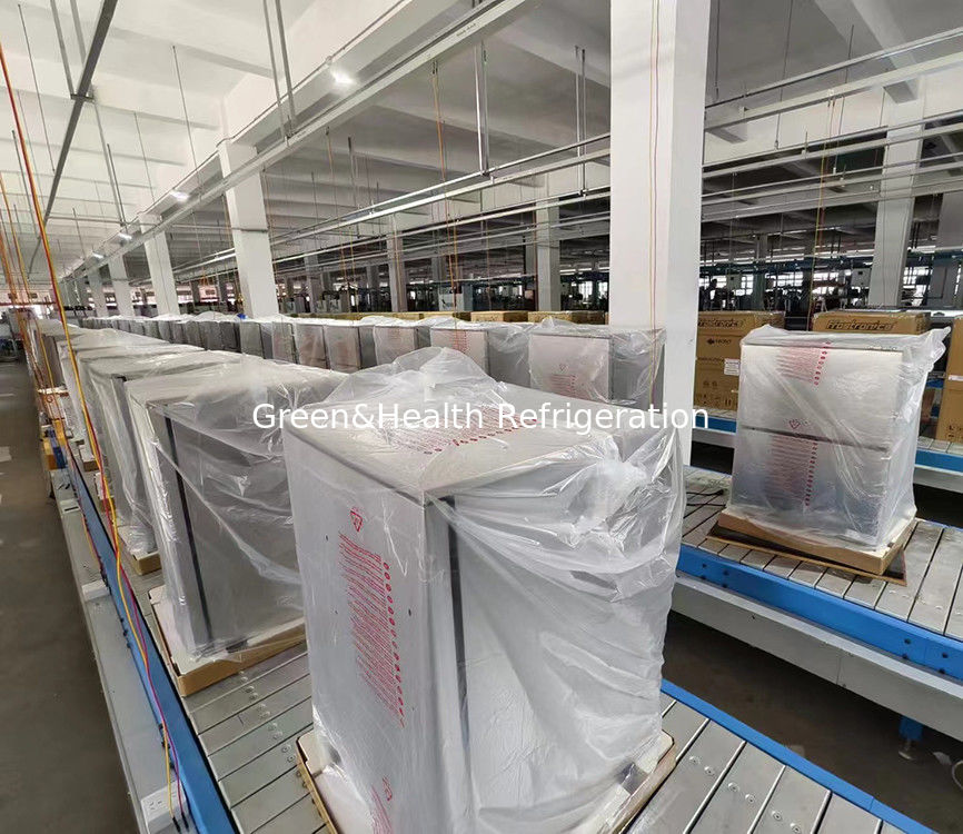 Certificato ETL 150L 168Cans Stainless Steel Solid Door Outdoor Beverage Refrigerator