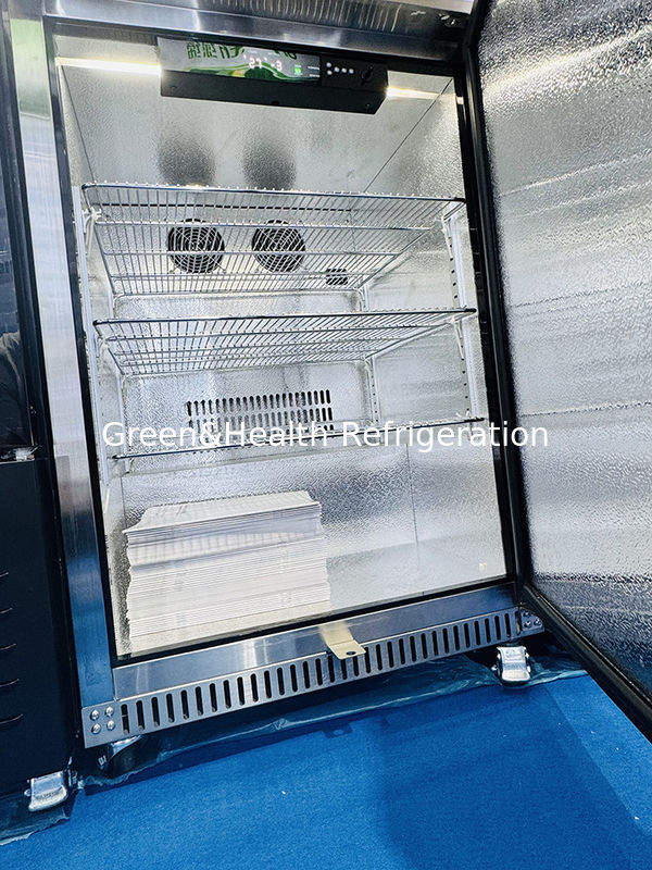 Certificato ETL 150L 168Cans Stainless Steel Solid Door Outdoor Beverage Refrigerator