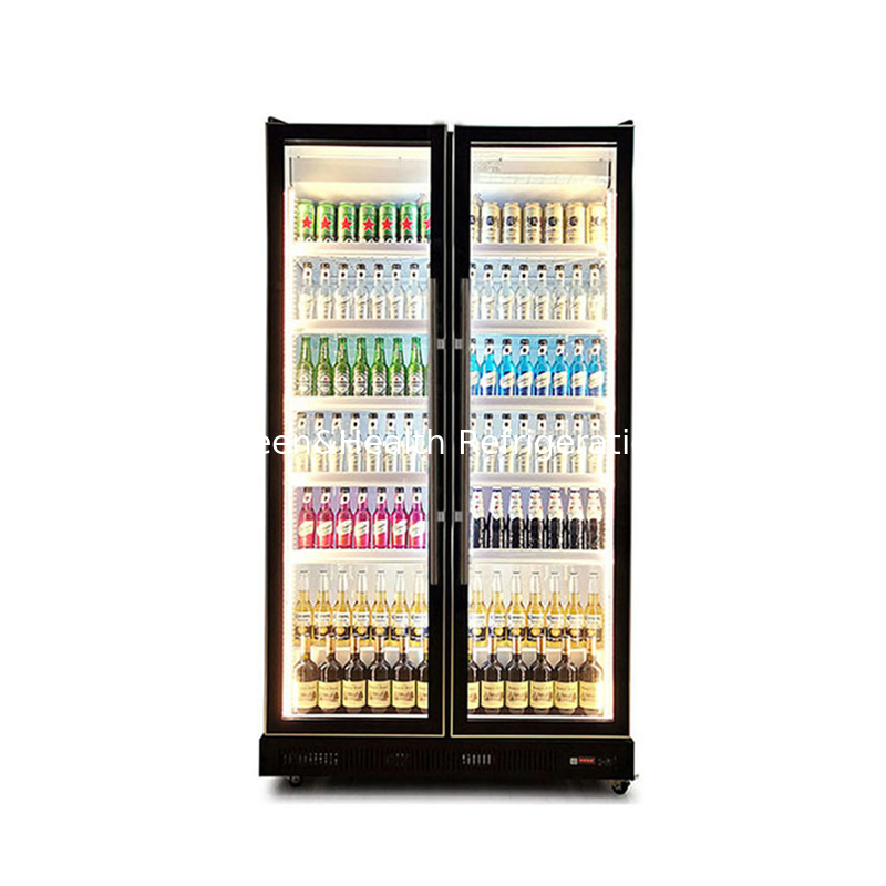 Swing Door Liquor Drinks Display Freezer con R290 refrigerante e Low E Glass