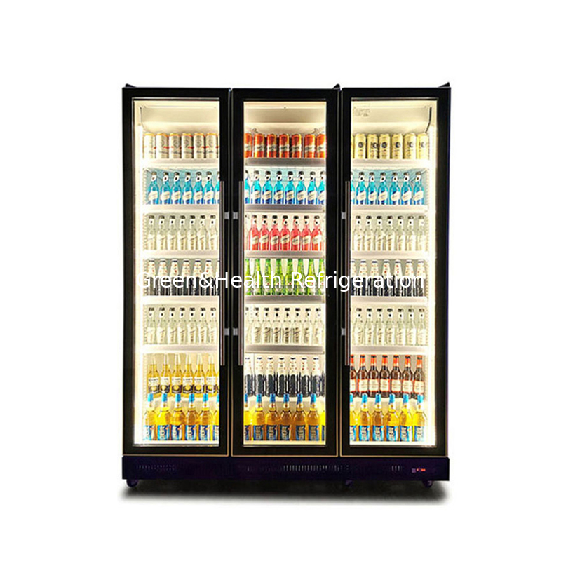 Swing Door Liquor Drinks Display Freezer con R290 refrigerante e Low E Glass