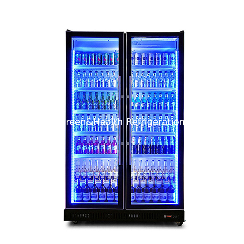 Swing Door Liquor Drinks Display Freezer con R290 refrigerante e Low E Glass