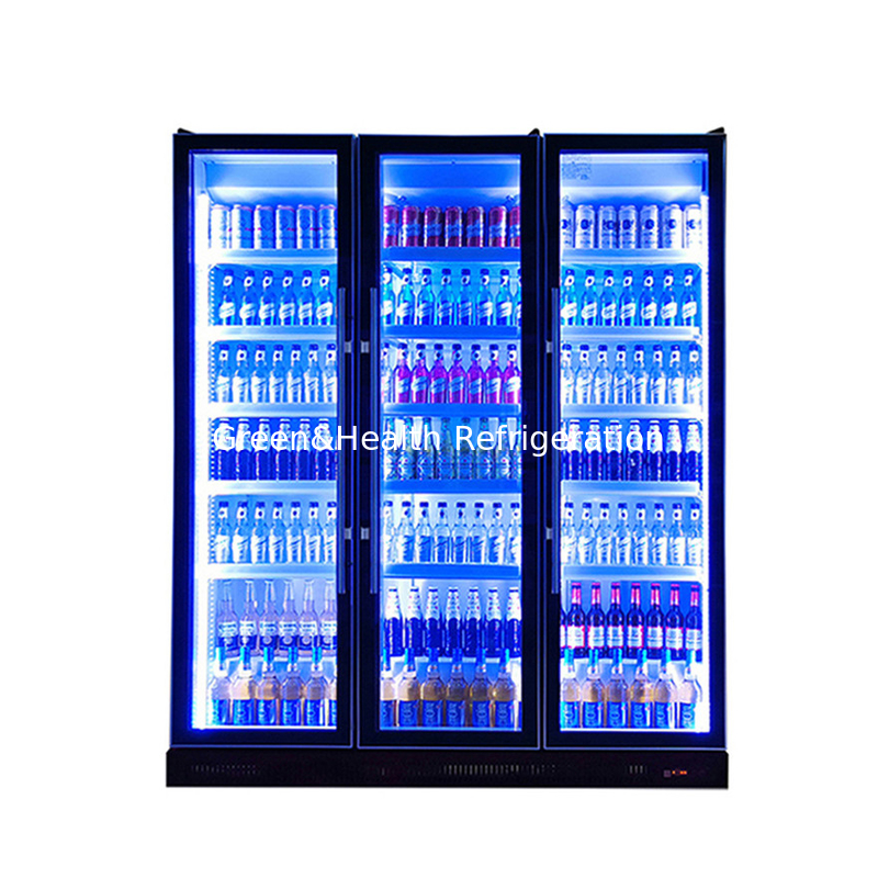 Swing Door Liquor Drinks Display Freezer con R290 refrigerante e Low E Glass