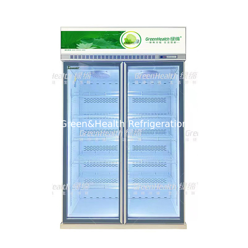 Supermercato avanzato personalizzato 5 strati frigorifero con ventilatore di raffreddamento e Cubigel Compressore Unità