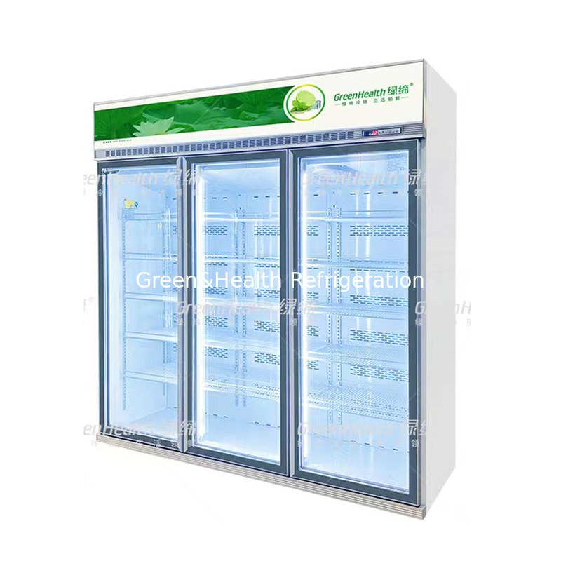Supermercato avanzato personalizzato 5 strati frigorifero con ventilatore di raffreddamento e Cubigel Compressore Unità