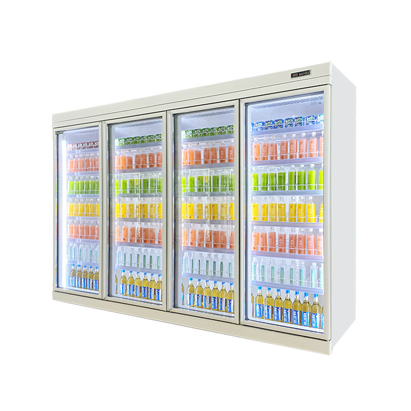 5 strati regolabile ripiano porta di vetro refrigeratore per bevande con R22 Panasonic compressore