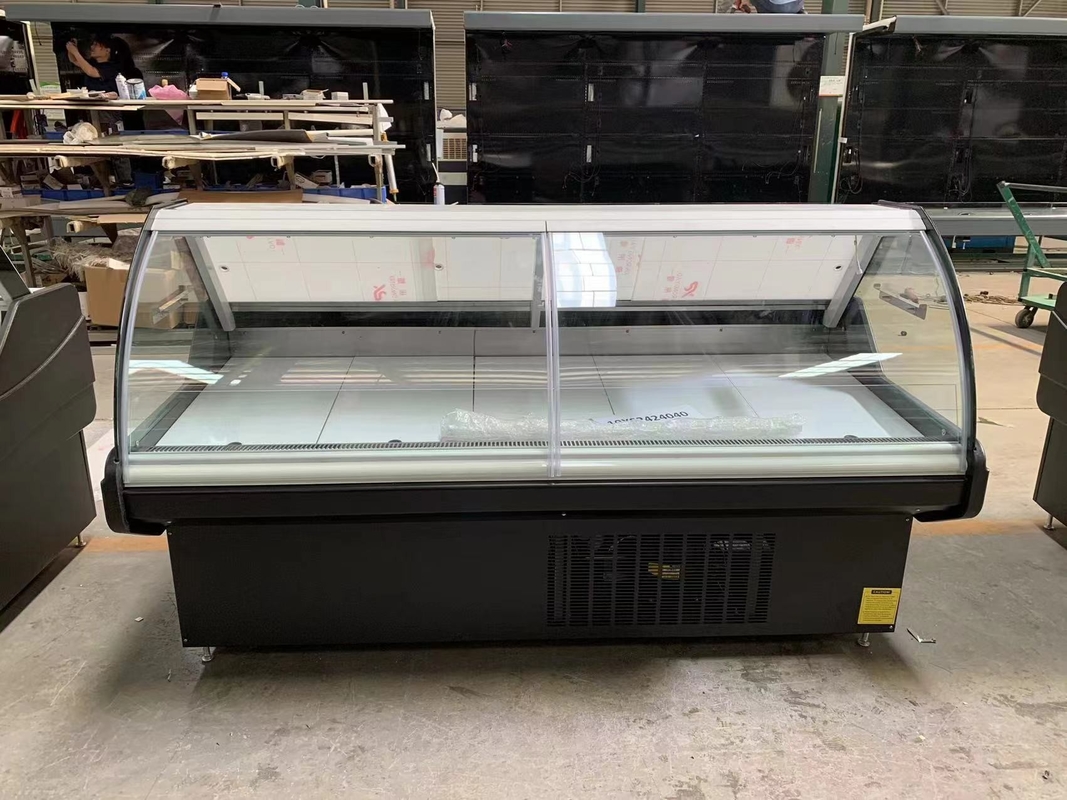 220/50hz Voltaggio Gas R404a Display di cibo cotto Vitrina Display Cabinet di carne