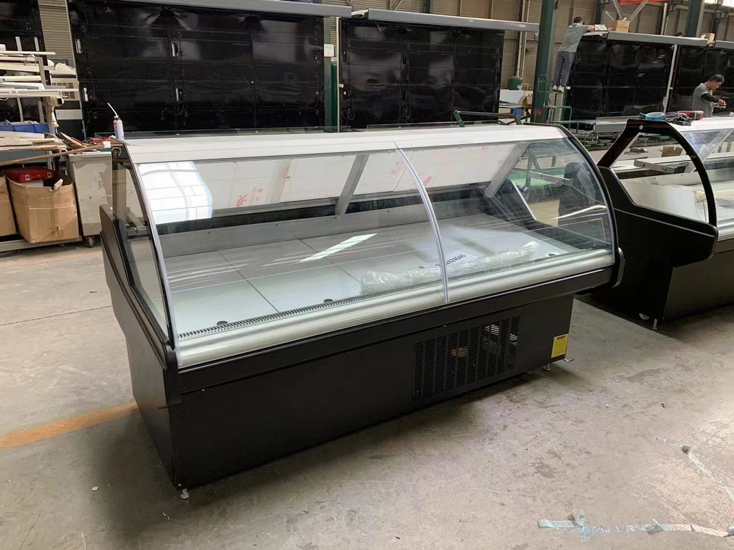 220/50hz Voltaggio Gas R404a Display di cibo cotto Vitrina Display Cabinet di carne