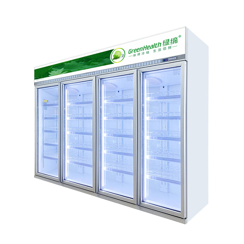 Single 2 3 4 porta refrigeratore per bevande commerciale per convenienza negozio di alimentari