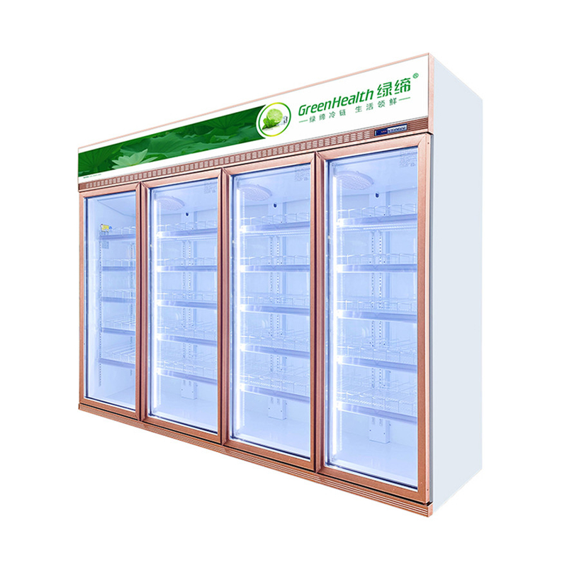 Single 2 3 4 porta refrigeratore per bevande commerciale per convenienza negozio di alimentari