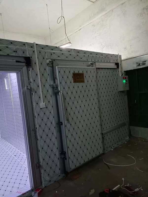 Sala frigorifera a schiuma di poliuretano duro per ortaggi / frutta / carne / pesce e sistema di raffreddamento ad aria