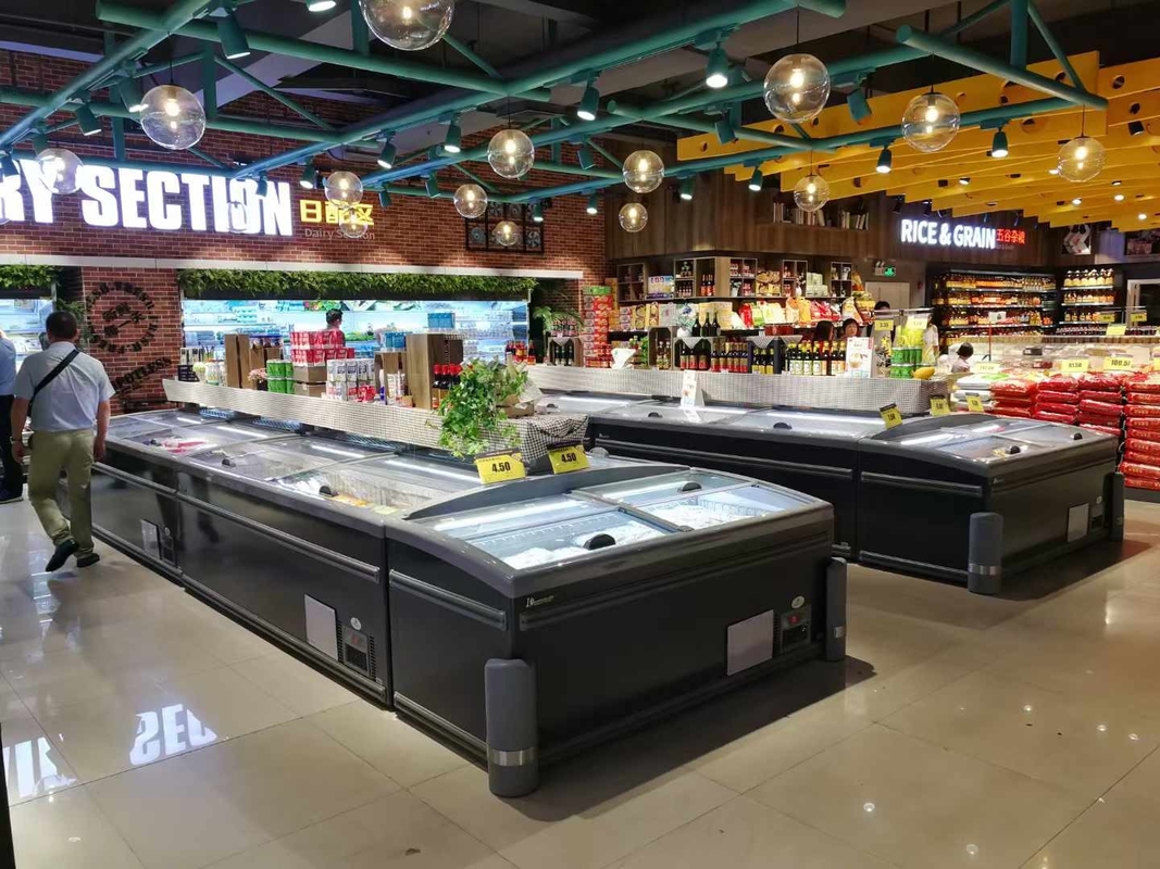 Sistema di raffreddamento diretto Congelatore commerciale a display con temperatura -18-22°C e volume 630L