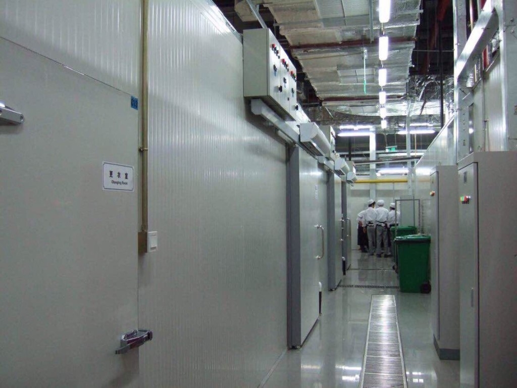 Unità di raffreddamento refrigerate a freddo con raffreddamento ad aria