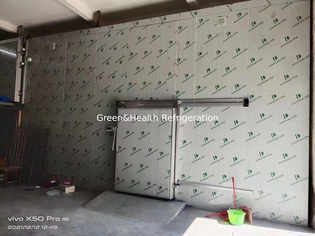 Commercial Food Storage Room Cold Storage Room Indoor Walk-In Freezer Con Pavimento