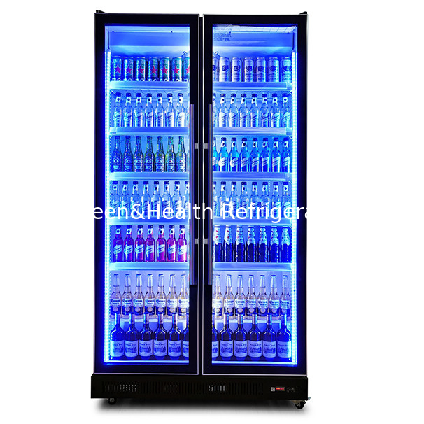 Display Multi-door Multi-layer Rack Multi-color Light Beverage Refrigeration Display Freezer