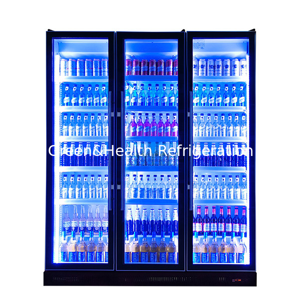 Display Multi-door Multi-layer Rack Multi-color Light Beverage Refrigeration Display Freezer
