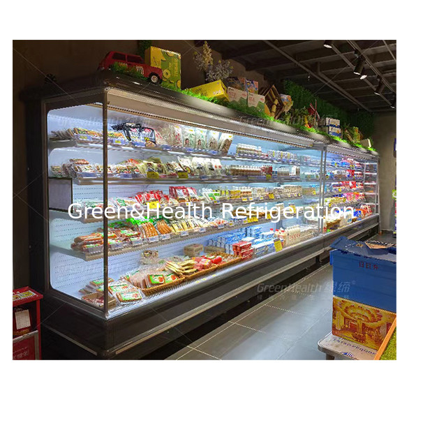 Unità esterna in stile europeo Freezer a tenda all'aria aperta per l'esposizione di alimenti/verdure/frutta