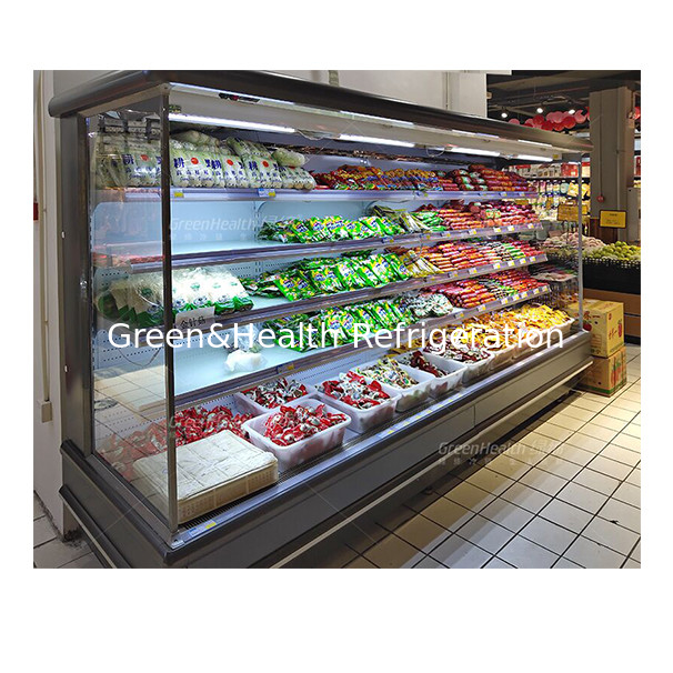 Unità esterna in stile europeo Freezer a tenda all'aria aperta per l'esposizione di alimenti/verdure/frutta