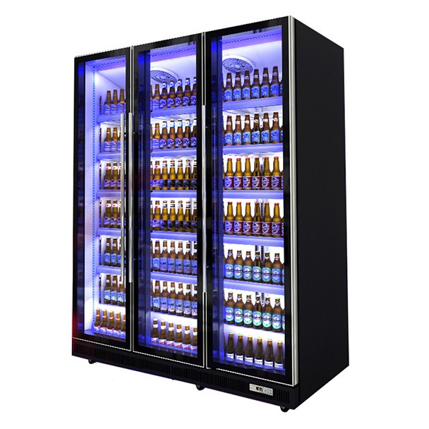 2/3 Porte Multipli Variante di colore Bevande Alcolici Bevande refrigerate Display Cabinet