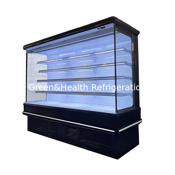 Macchine per interni in stile europeo Supermercato / negozio Frutta e verdura Display di conservazione Air Curtain Cabinet Freezer