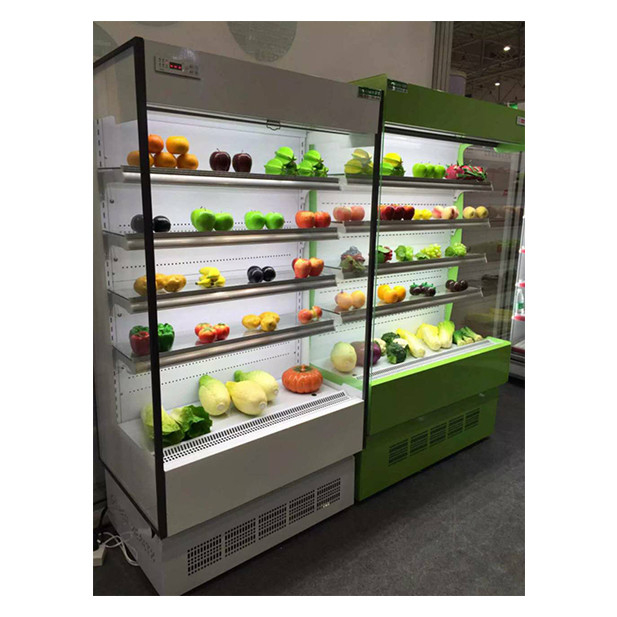 Commerciale Display di piccolo magazzino tipo open chiller Air Curtain Cabinet In negozi di comodità / piccoli negozi