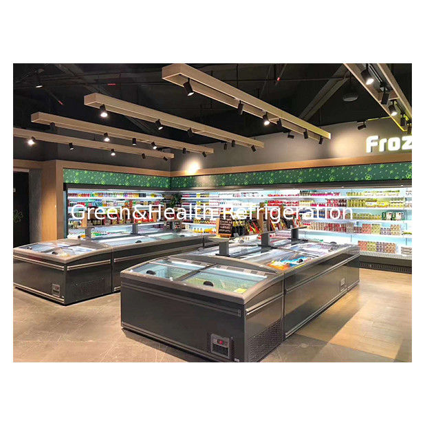 Porta in vetro scorrevole orizzontale con compressione integrata