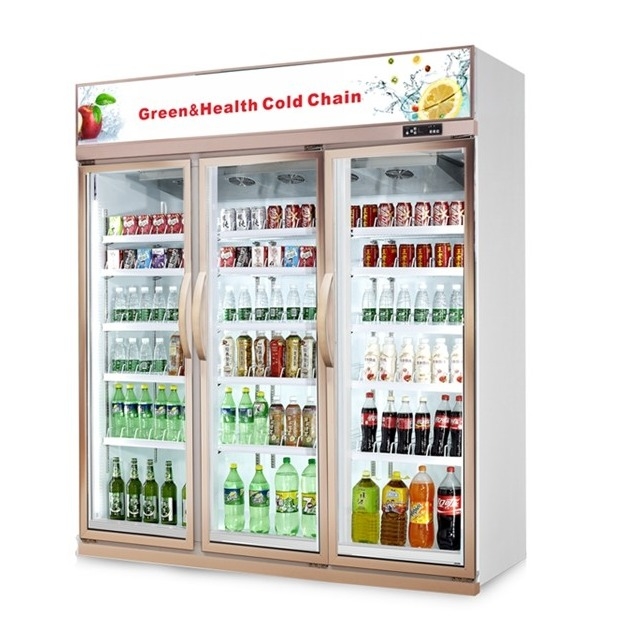 Frigorifero commerciale per bevande, porta vetrata, display, frigorifero per bar, bevande, frigorifero per merce.