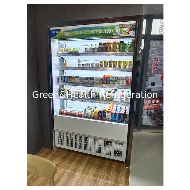 Piccoli negozi di alimentari/Minimarket Piccoli frigoriferi aperti per conservare frutta/verdura Mini frigo