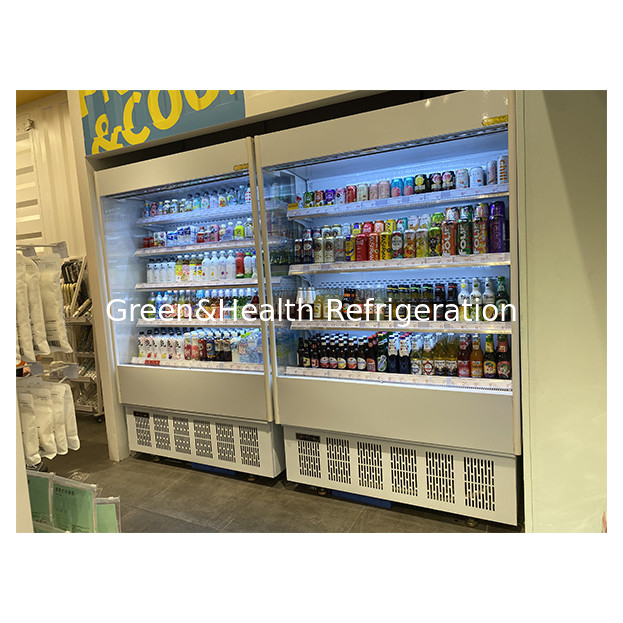 Piccoli negozi di alimentari/Minimarket Piccoli frigoriferi aperti per conservare frutta/verdura Mini frigo
