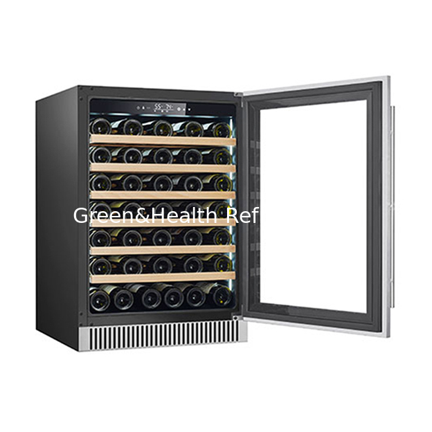 Vendite dirette di fabbrica 68 bottiglie di albero vino rosso laminato display frigorifero vino rosso congelatore