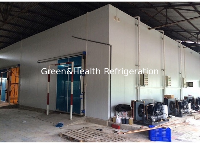 Guannzhou Commercial Walk In Chamber Cold Storage Cooler Refrigeratore per frutta e verdura