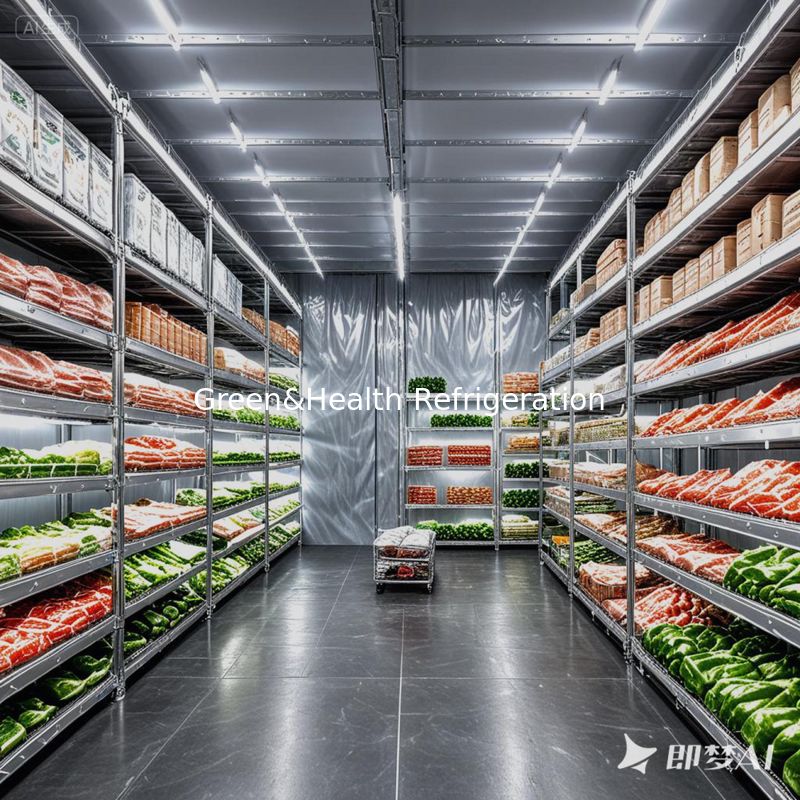 Unità di refrigerazione personalizzata per celle frigorifere walk-in per macellerie e lavorazione della carne a Guangzhou