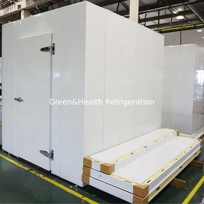 Unità di refrigerazione personalizzata per celle frigorifere walk-in per macellerie e lavorazione della carne a Guangzhou