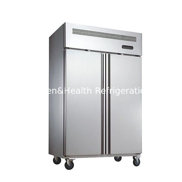 Congelatore verticale per cucina in acciaio inox a due/tre porte