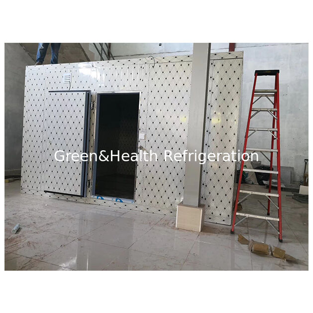 Sala frigorifera di schiuma di poliuretano rigido personalizzata con controllo elettronico digitale della temperatura e scongelamento elettrico automatico