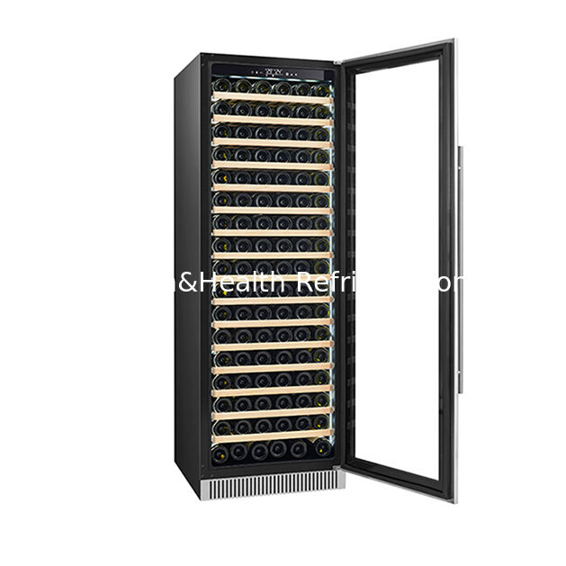 Certificato ETL 185 Bottiglia Zona a temperatura singola Vino rosso di fascia alta di moda Congelatore a schermo frigorifero