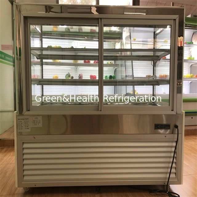 Display di torte frigorifere Display da forno Gabinetto porta di vetro Con compressore importato