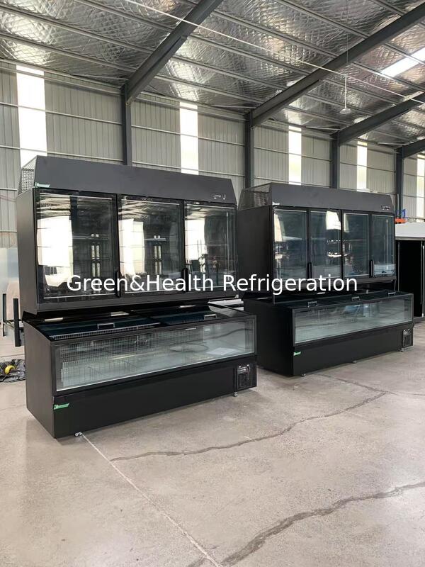 Congelatore combinato a scongelamento automatico Merchandiser verticale e orizzontale da -16°C a -22°C