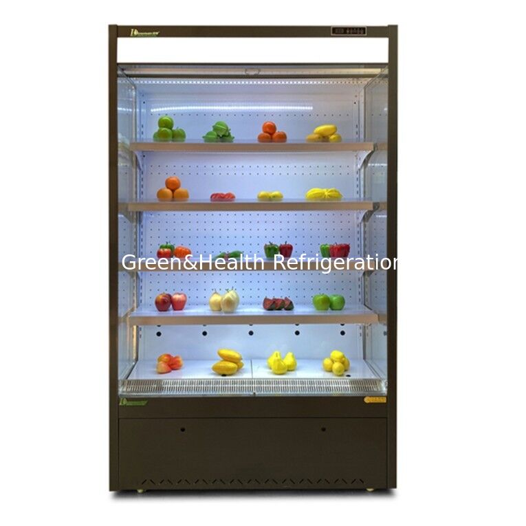 Frigorifero Display Chiller Aperto con Intervallo di Temperatura 2~8°C e Luce LED per Supermercati