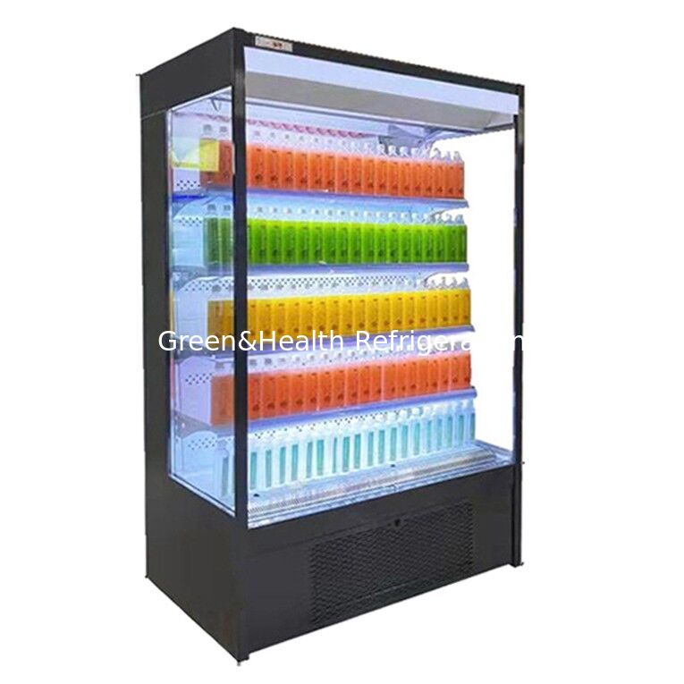 Frigorifero Display Chiller Aperto con Intervallo di Temperatura 2~8°C e Luce LED per Supermercati