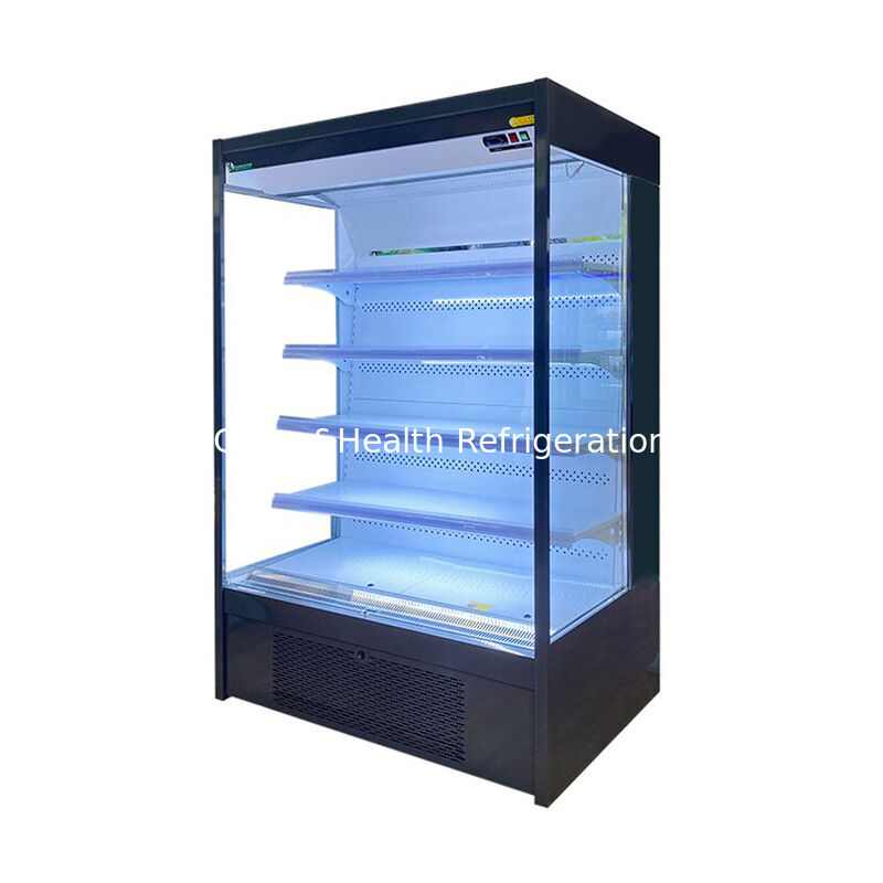 Frigorifero Display Chiller Aperto con Intervallo di Temperatura 2~8°C e Luce LED per Supermercati