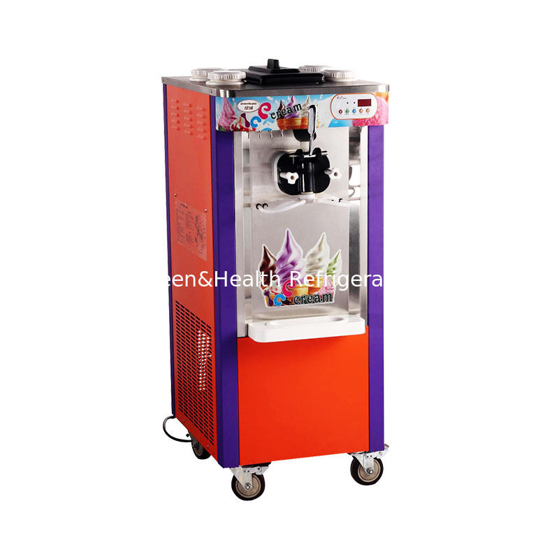 22L Capacità 3 Sapore Acciaio inossidabile Commerciale Soft Serve Ice Cream Maker Machine