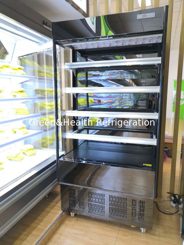 780W Multideck Open 1.25m Multi Deck Bevande Food Shop Bar Display Frigo