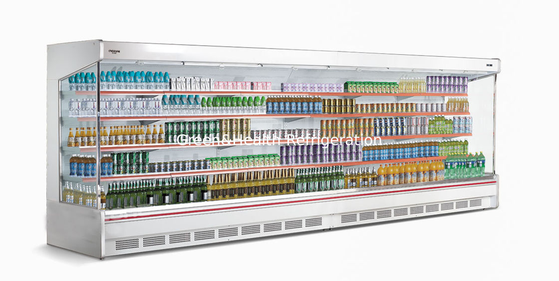 refrigeratore aperto della vetrina del refrigeratore piattaforma aperta dell'esposizione della multi