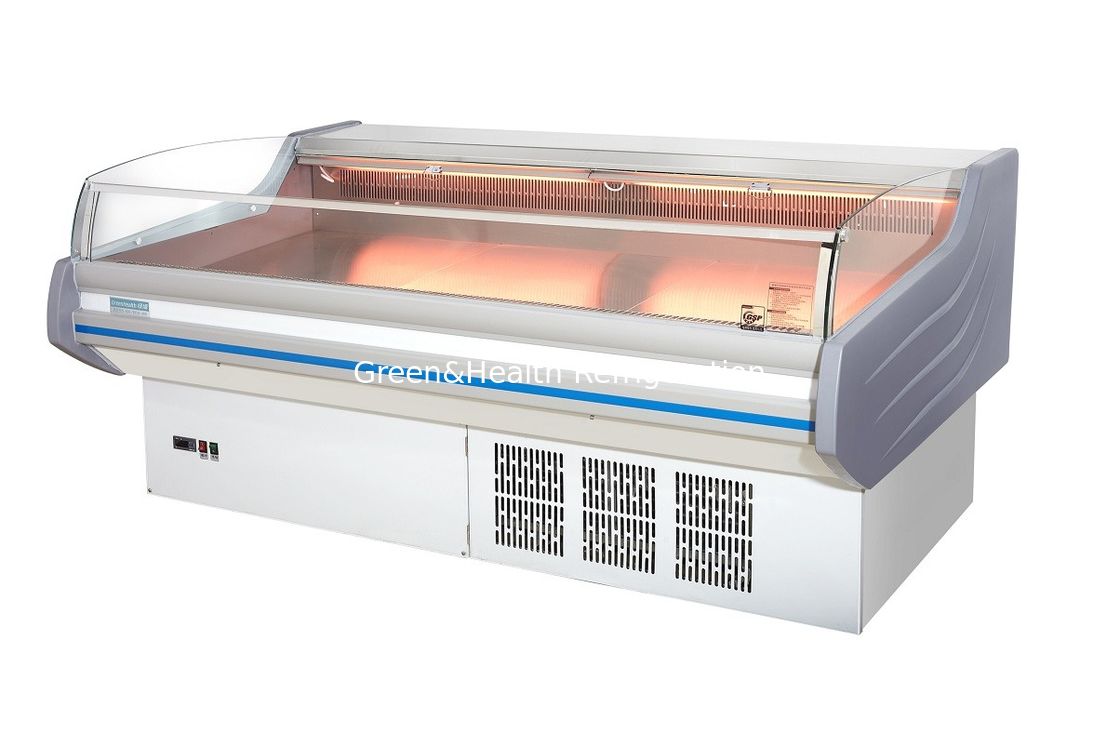 Grandi -2 ~ 8oC Mobile Portable Deli Carne Display frigorifero Freezer aperto